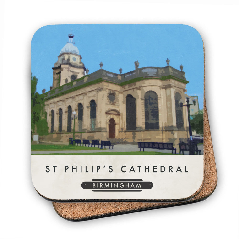 St Philips Cathedral, Birmingham MDF Coaster