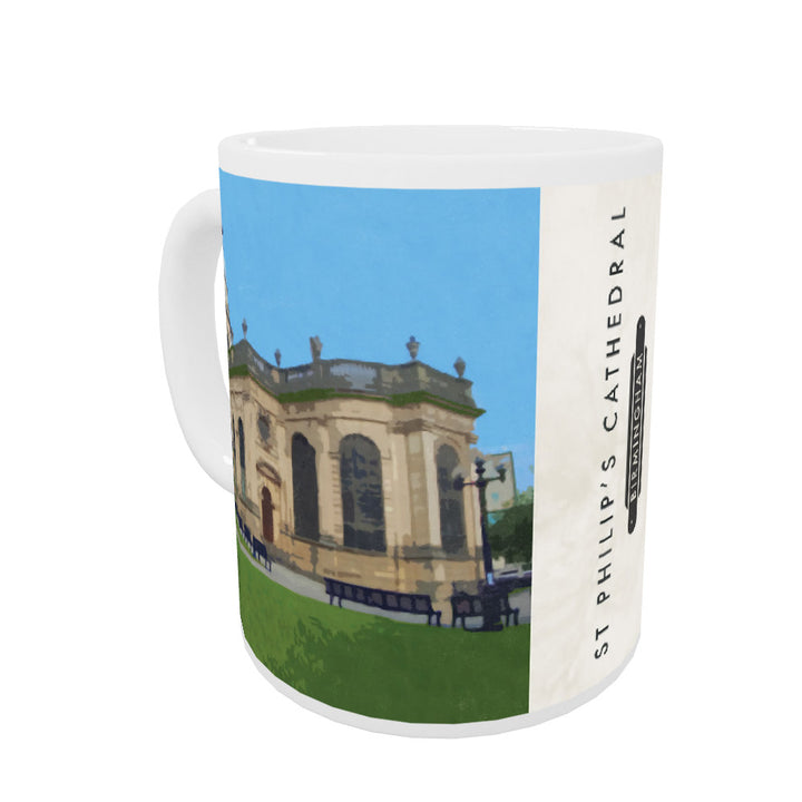 St Philips Cathedral, Birmingham Coloured Insert Mug