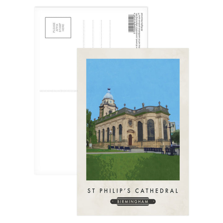 St Philips Cathedral, Birmingham Postcard Pack
