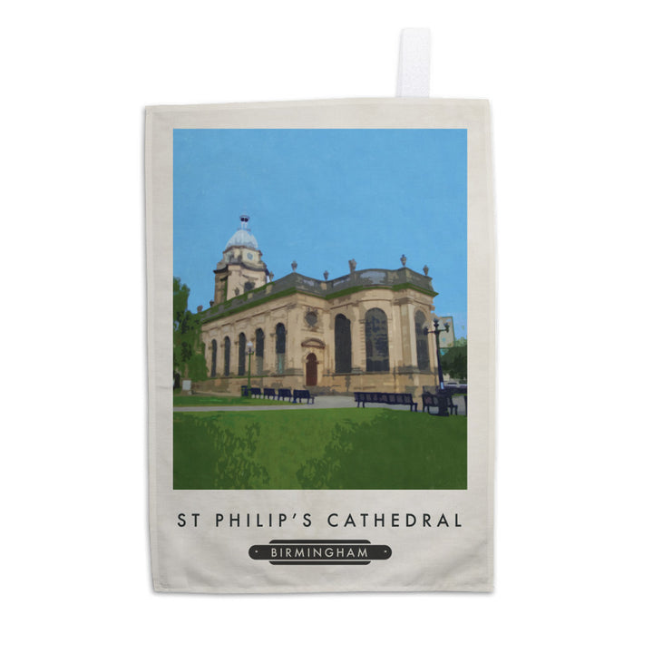 St Philips Cathedral, Birmingham Tea Towel