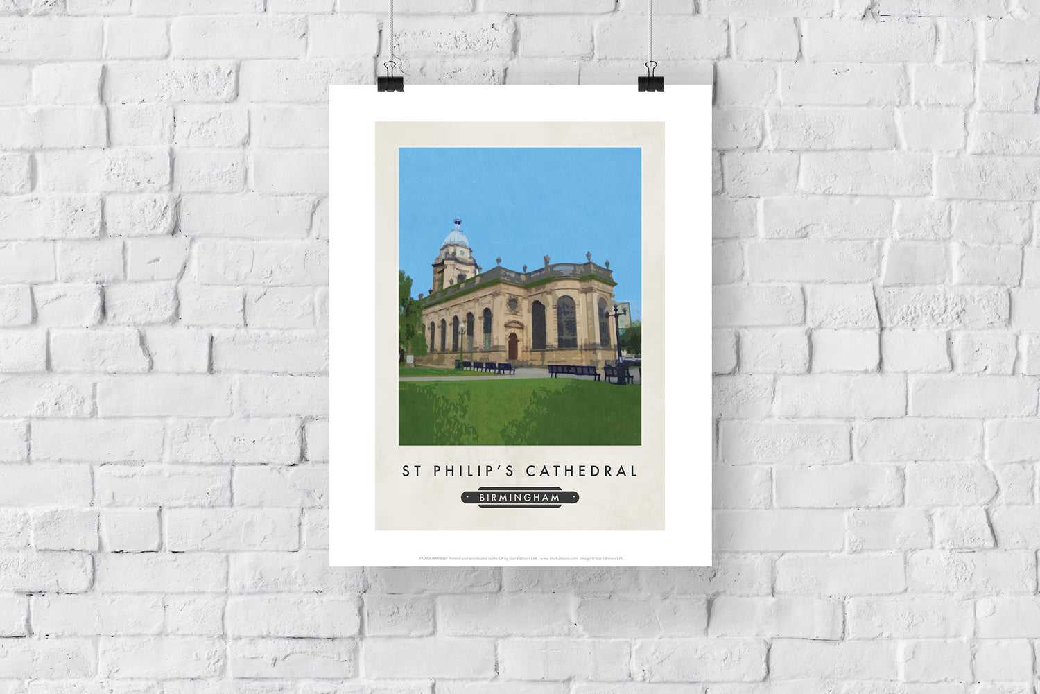 St Philips Cathedral, Birmingham - Art Print