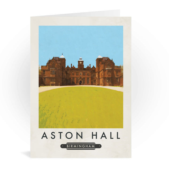 Aston Hall, Birmingham Greeting Card 7x5