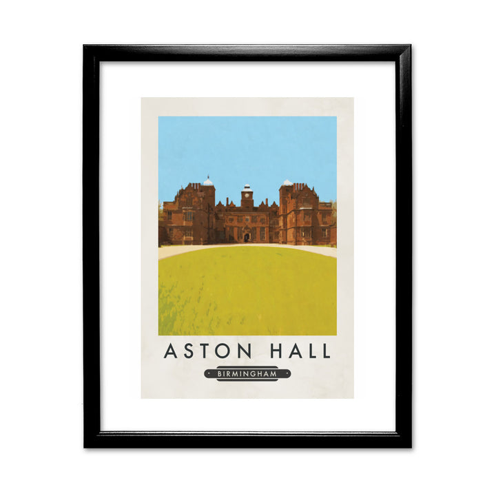 Aston Hall, Birmingham 11x14 Framed Print (Black)