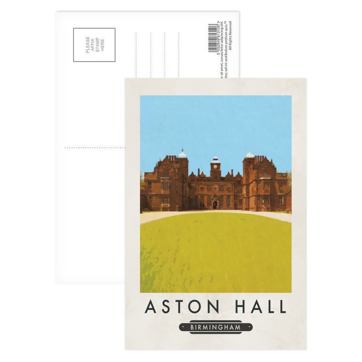 Aston Hall, Birmingham Postcard Pack