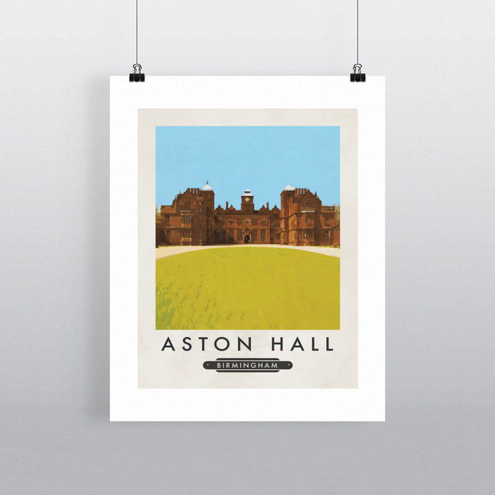 Aston Hall, Birmingham 90x120cm Fine Art Print