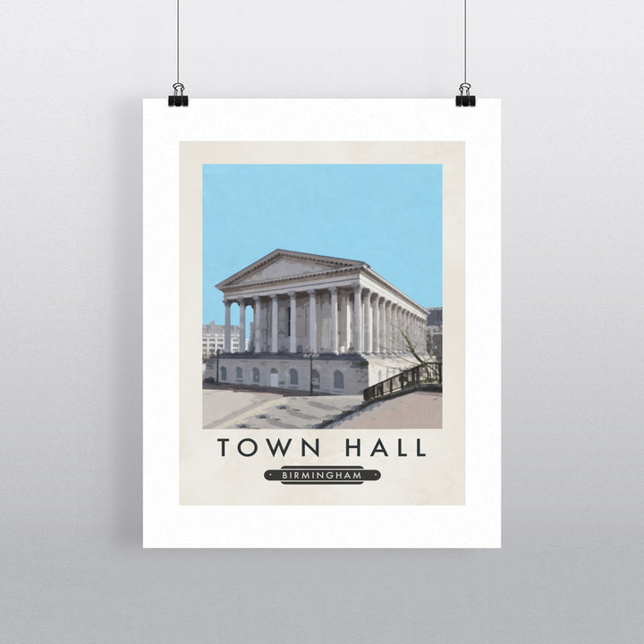 The Town Hall, Birmingham 90x120cm Fine Art Print