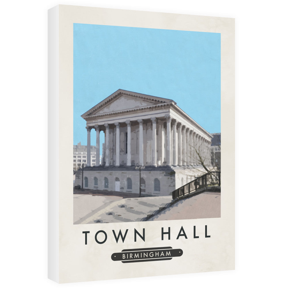 The Town Hall, Birmingham 60cm x 80cm Canvas