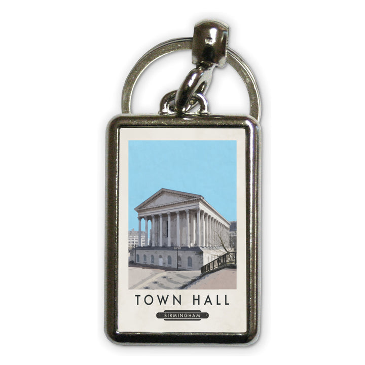 The Town Hall, Birmingham Metal Keyring