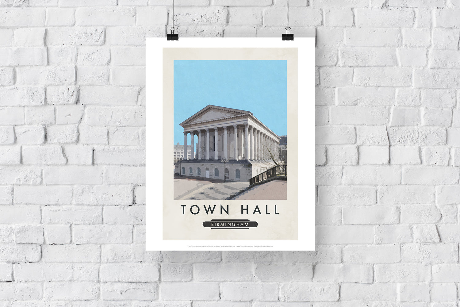 The Town Hall, Birmingham - Art Print