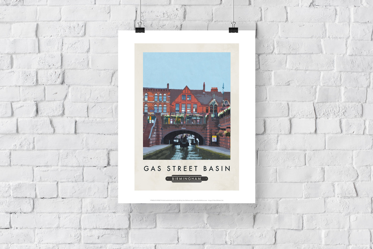 Gas Street Basin, Birmingham - Art Print