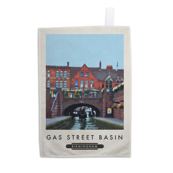 Gas Street Basin, Birmingham Tea Towel