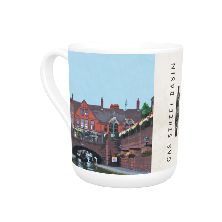 Gas Street Basin, Birmingham Bone China Mug