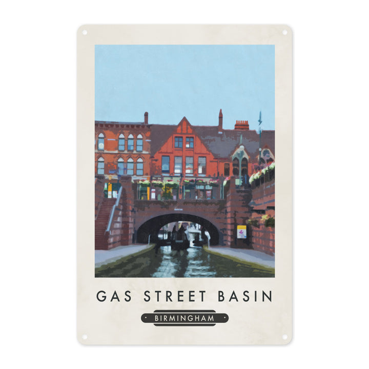 Gas Street Basin, Birmingham Metal Sign