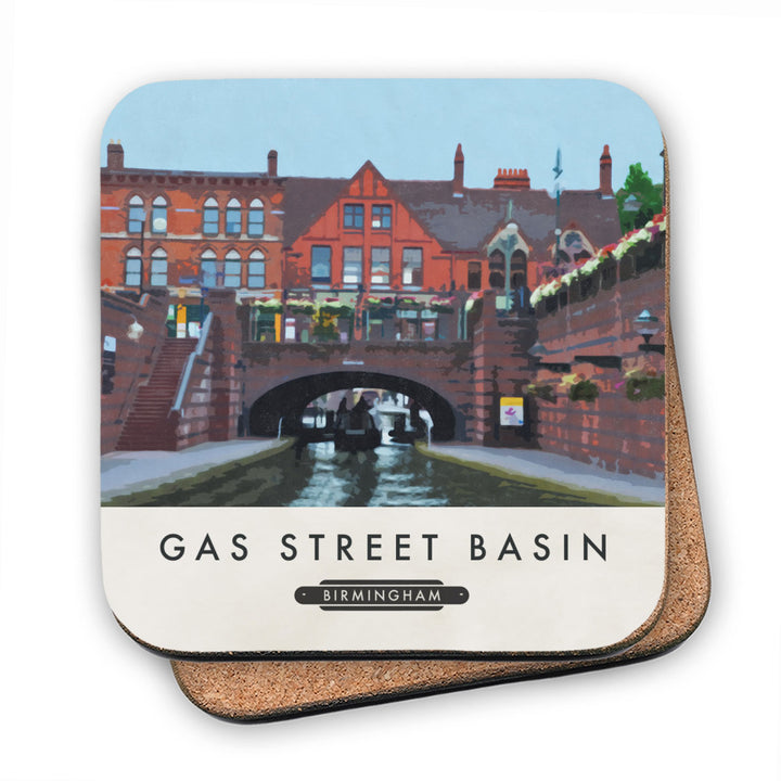 Gas Street Basin, Birmingham MDF Coaster
