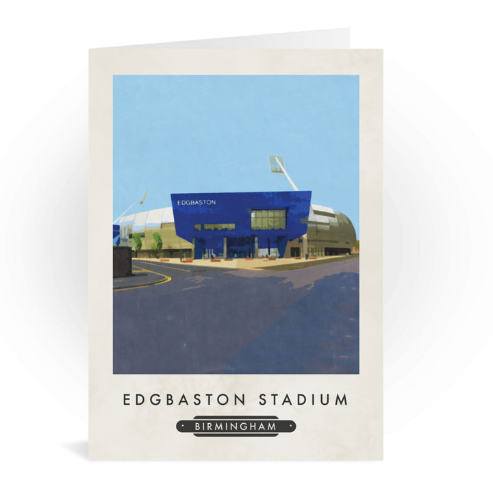 Edgbaston Stadium, Birmingham Greeting Card 7x5