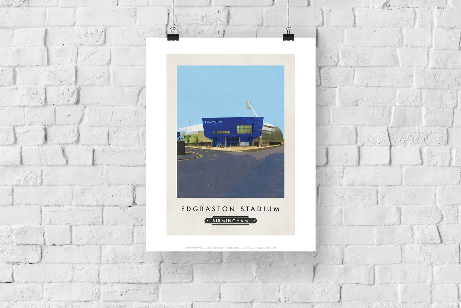 Edgbaston Stadium, Birmingham - Art Print