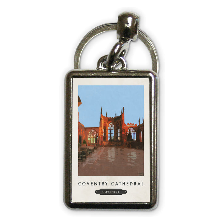 Coventry Cathedral Metal Keyring