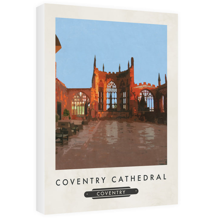 Coventry Cathedral 60cm x 80cm Canvas