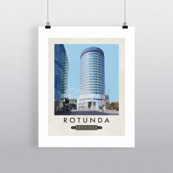 The Rotunda, Birmingham 90x120cm Fine Art Print