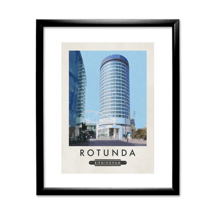The Rotunda, Birmingham 11x14 Framed Print (Black)