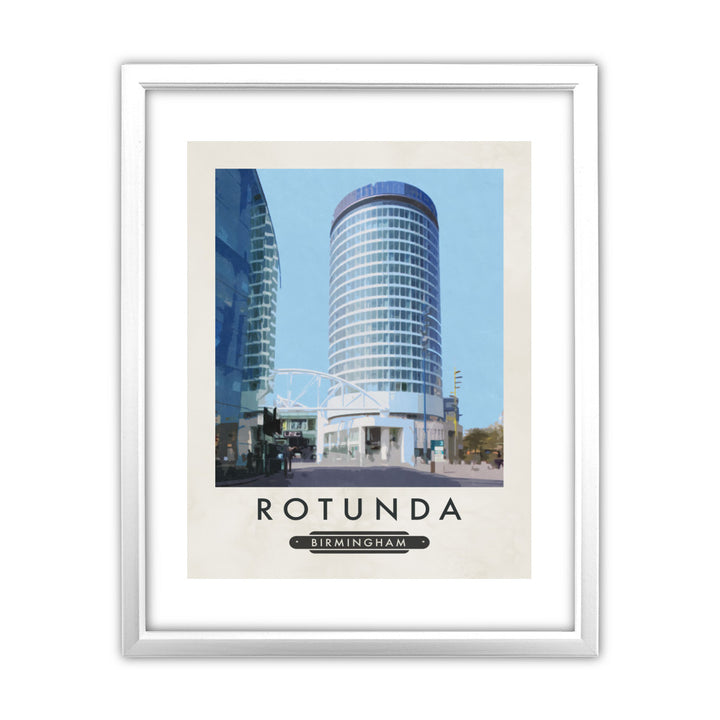 The Rotunda, Birmingham 11x14 Framed Print (White)