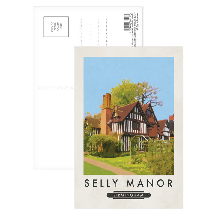 Selly Manor, Birmingham Postcard Pack