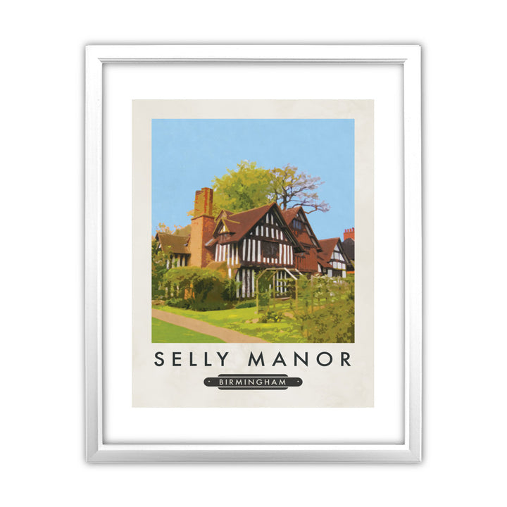 Selly Manor, Birmingham 11x14 Framed Print (White)