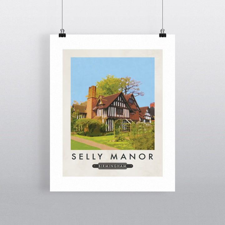 Selly Manor, Birmingham 90x120cm Fine Art Print