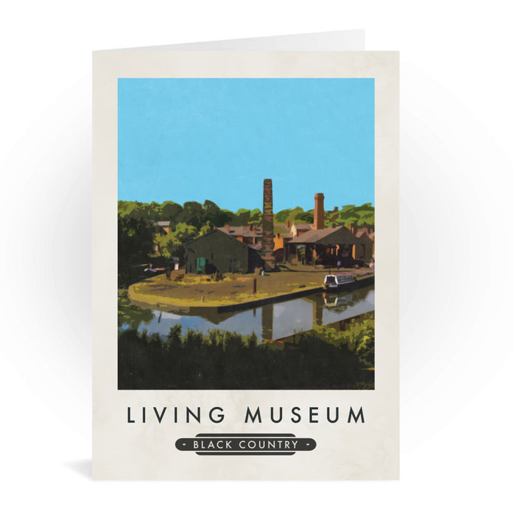The Living Museum, Dudley Greeting Card 7x5