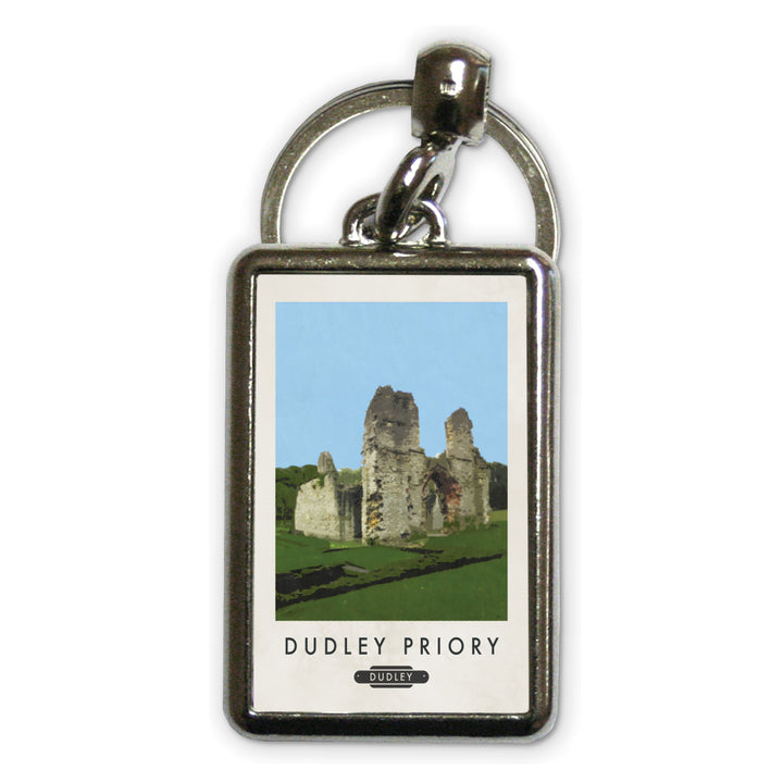 Dudley Priory Metal Keyring
