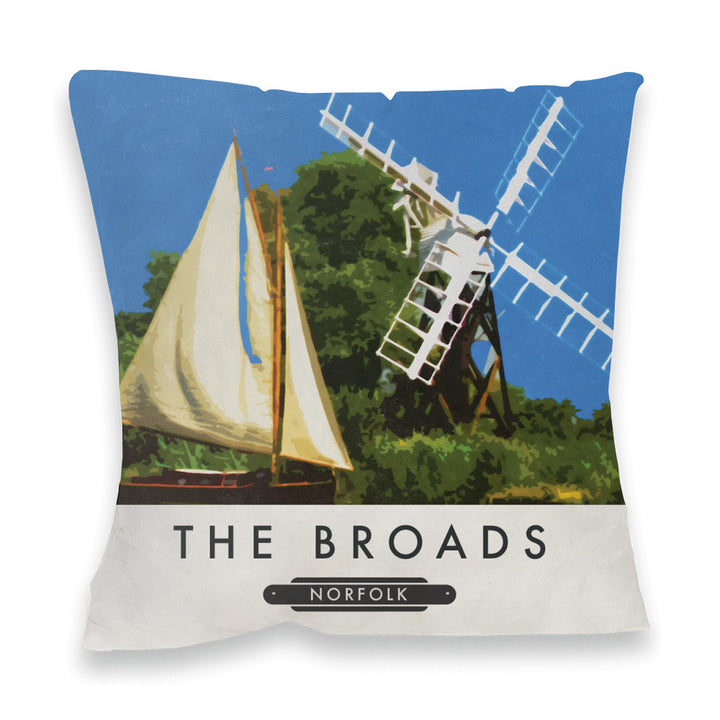 The Norfolk Broads Fibre Filled Cushion