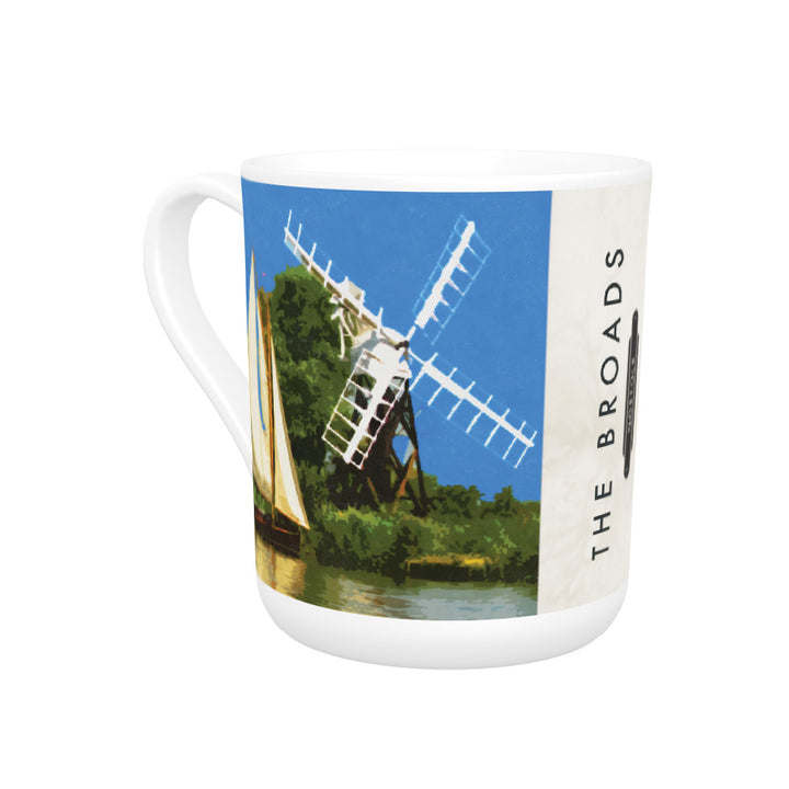 The Norfolk Broads Bone China Mug