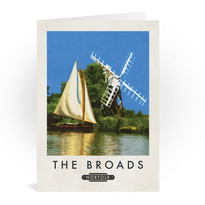 The Norfolk Broads Greeting Card 7x5