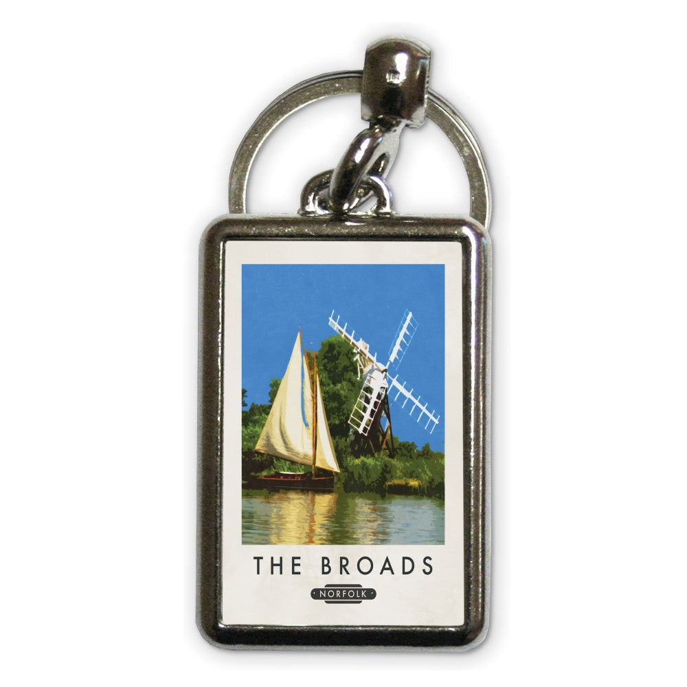 The Norfolk Broads Metal Keyring