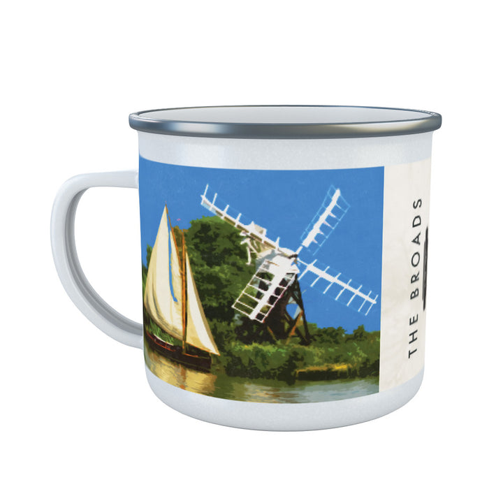 The Norfolk Broads Enamel Mug