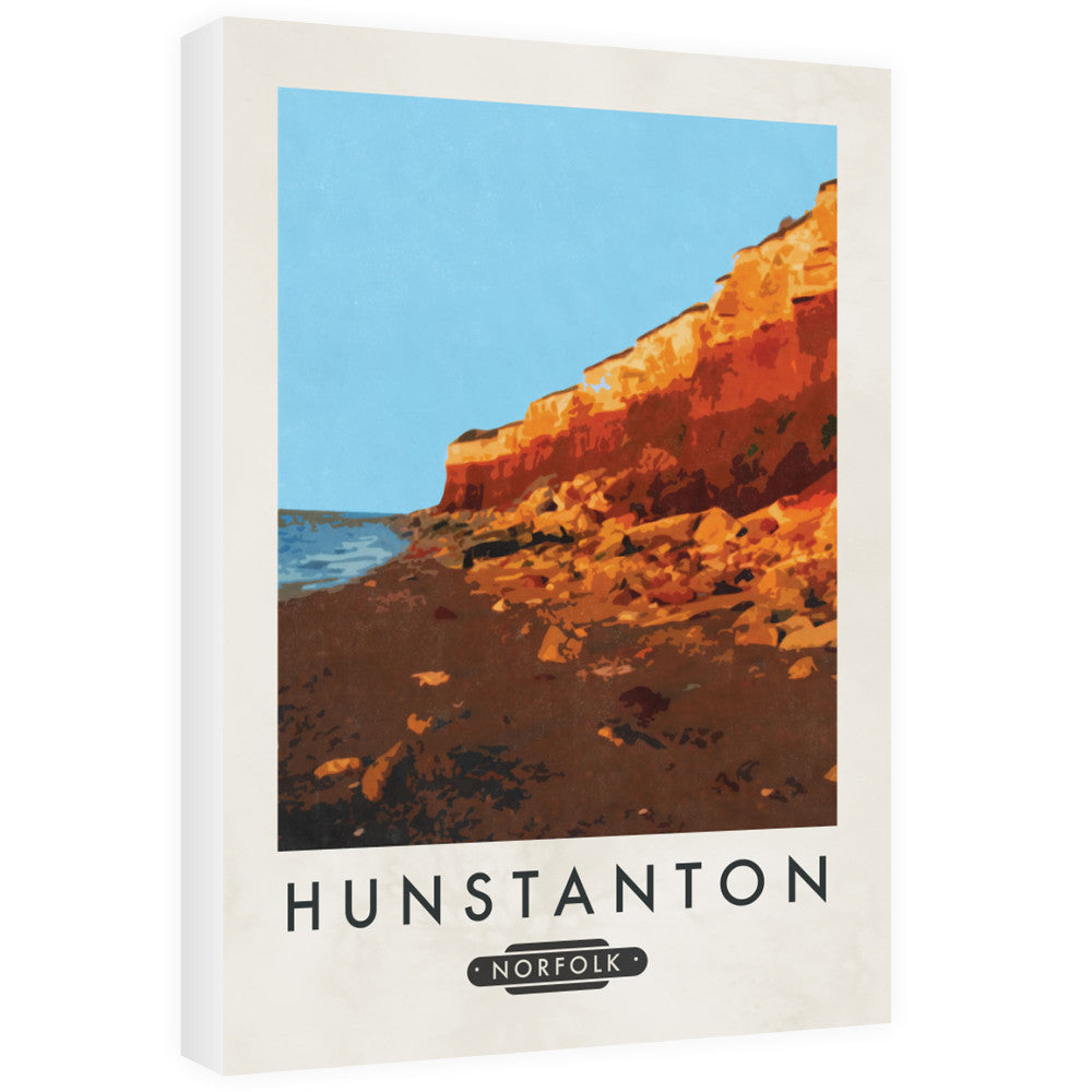 Hunstanton, Norfolk 60cm x 80cm Canvas