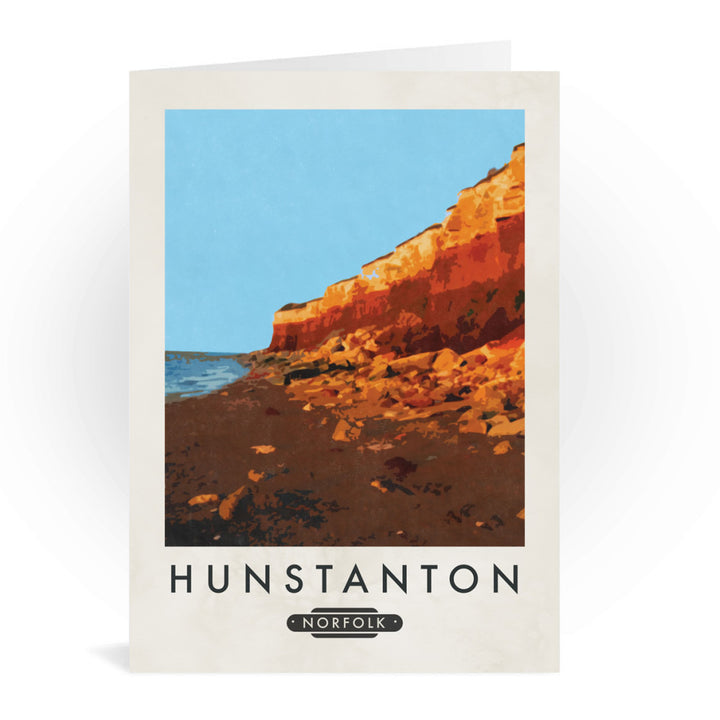 Hunstanton, Norfolk Greeting Card 7x5
