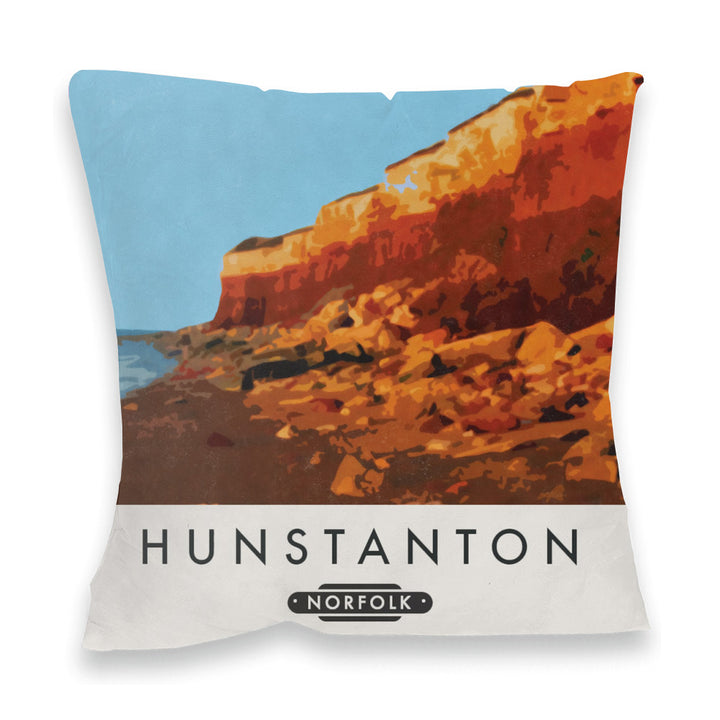 Hunstanton, Norfolk Fibre Filled Cushion