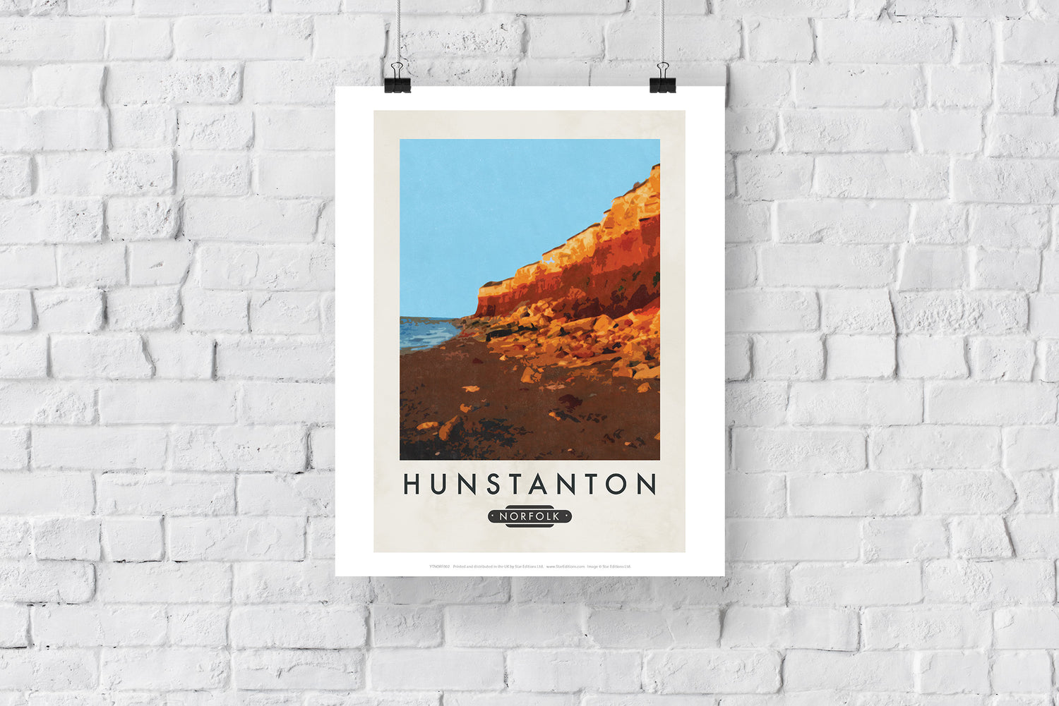 Hunstanton, Norfolk - Art Print