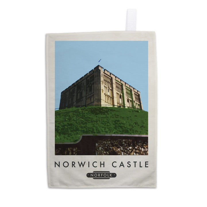 Norwich Castle, Norfolk Tea Towel