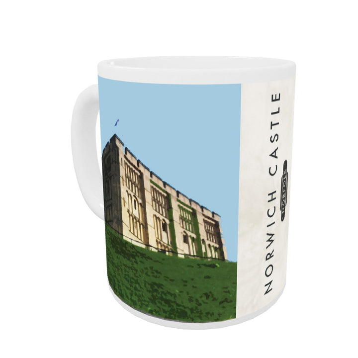 Norwich Castle, Norfolk Coloured Insert Mug