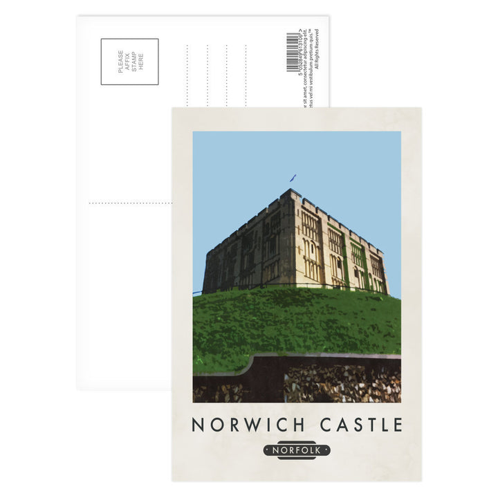 Norwich Castle, Norfolk Postcard Pack