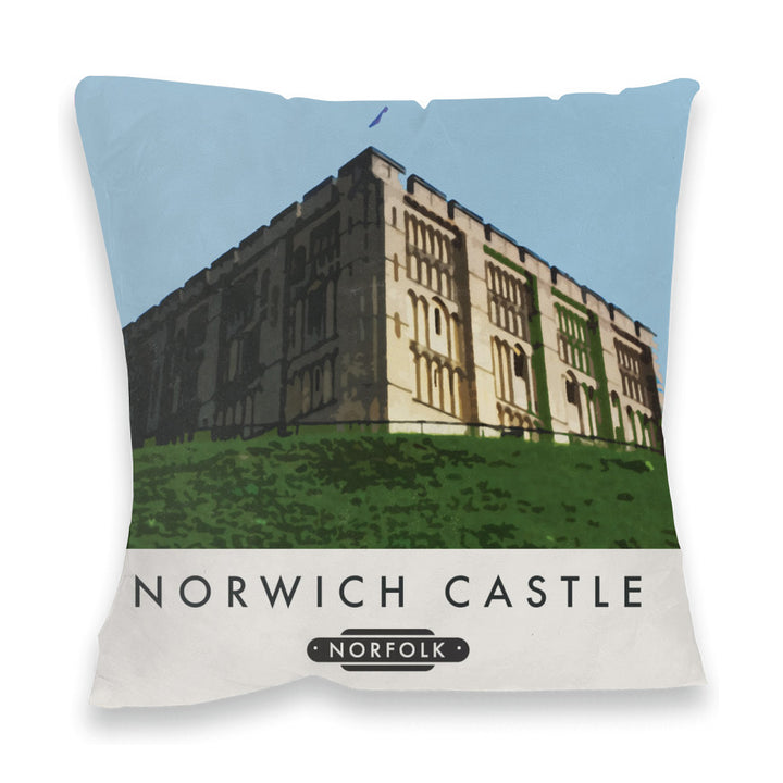 Norwich Castle, Norfolk Fibre Filled Cushion