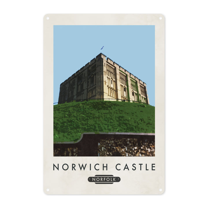 Norwich Castle, Norfolk Metal Sign