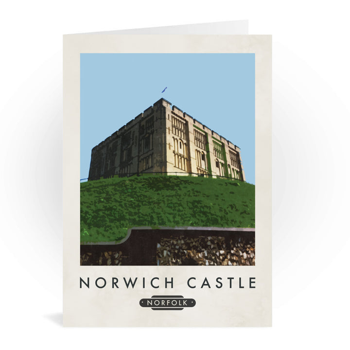 Norwich Castle, Norfolk Greeting Card 7x5
