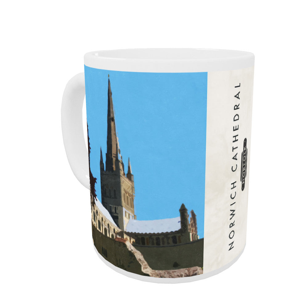 Norwich Cathedral, Norfolk Coloured Insert Mug