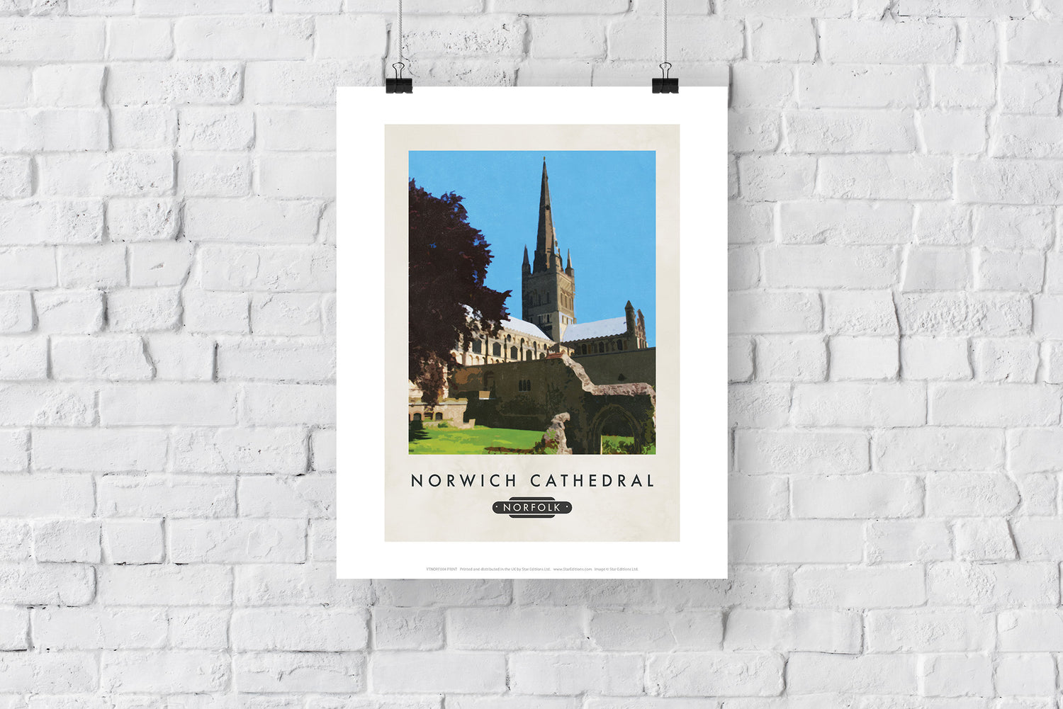 Norwich Cathedral, Norfolk - Art Print