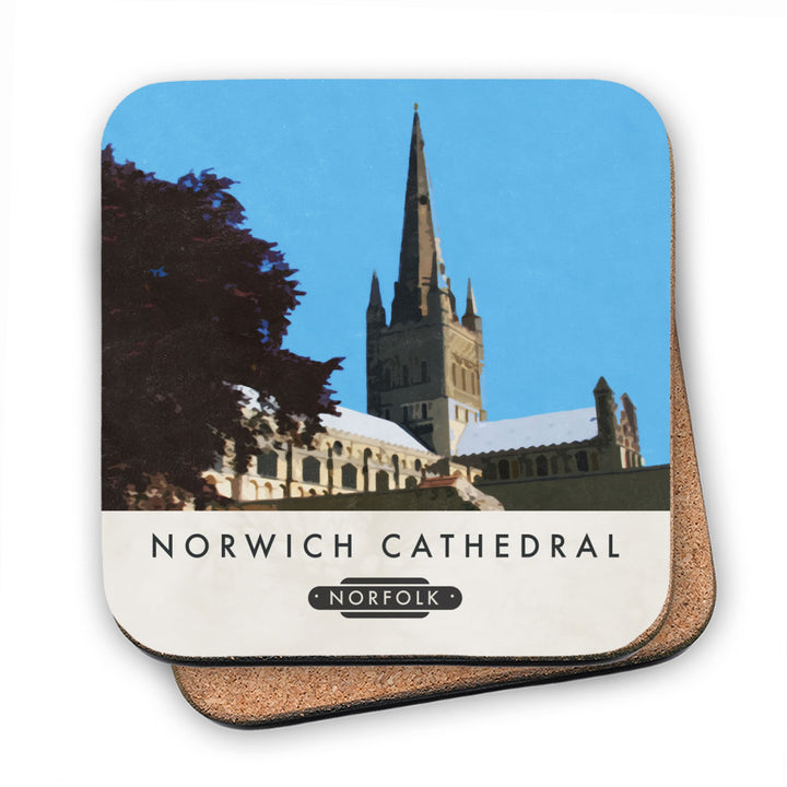 Norwich Cathedral, Norfolk MDF Coaster