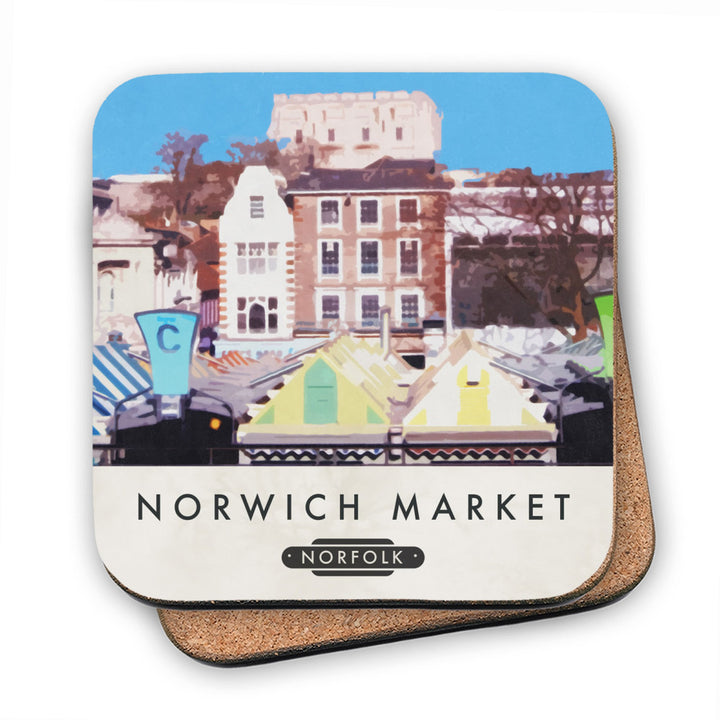 Norwich Market, Norfolk MDF Coaster