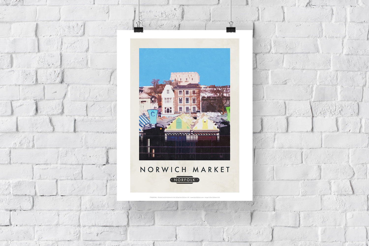 Norwich Market, Norfolk - Art Print